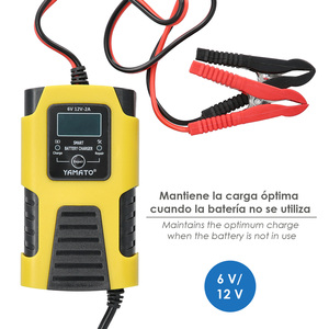 Chargeur de batterie avec mainteneur de charge 6V/12V. Pour batteries de 4 à 40 Ah. - Product Image 3