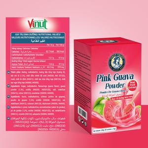 Poudre de goyave rose instantanée biologique jus de fruits et de légumes aromatisé emballage de boîte personnalisable avec marque privée ODM en stock - Product Image 5