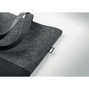 Bolsas de Compras Promocionales Sostenibles Duo INDICO de Fieltro RPET para Merchandising - Product Image 5