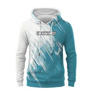 Sweat à capuche imprimé par sublimation 3d Pullover en polaire vierge Sweats à capuche en polyester sublimation pour hommes 2025 Polyester brossé chaud 100% - Product Image 4