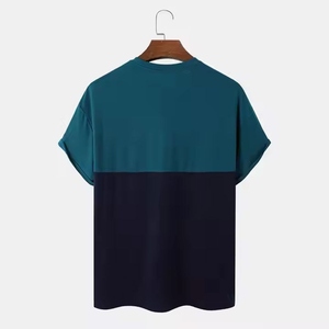 Camiseta de Hombre 100% Algodón OEM – Color Personalizado, Manga Corta, Informal, Básica, a la Moda - Product Image 4