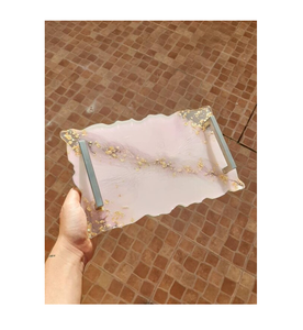 ถาดรองเสิร์ฟทำจากทองเหลืองด้ามทองปรับขนาดได้เครื่องครัวและร้านอาหารตามต้องการ - Product Image 2