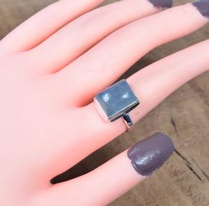 Anillo hecho a mano Color verde sólido 925 plata esterlina aguamarina Natural piedras preciosas joyería plata esterlina 925 anillo estampado joyería - Product Image 2