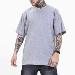 เสื้อยืดผ้าฝ้าย100% ขนาดใหญ่สำหรับผู้ชายเสื้อยืดโอเวอร์ไซส์จากผู้ผลิตขายส่ง - Product Image 1