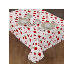 GOTS Certified Mint Floral Block Print <b>Table</b> <b>Cloth</b> Cotton Dining <b>Table</b> Cover Custom Size Custom Weight Indian Manufacturer - Product Image 6