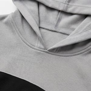 Ensemble de survêtement pour femmes, combinaison de couleurs personnalisée, grandes poches avant, manches élastiques, capuche, vêtements de sport décontractés, ensemble de jogging - Product Image 4