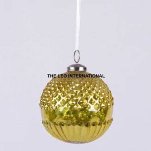 Adornos Navideños de Cristal Plateado Mate de Lujo para Colgar en el Árbol de Navidad, Precio de Fábrica, para Regalo Navideño - Product Image 3