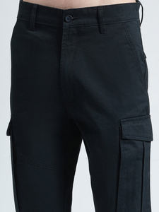 กางเกงคาร์โก้ผู้ชายกางเกงขาตรงลายทางมีกระเป๋าหลายช่องใส่สบายกางเกงผู้ชายซักได้ - Product Image 5