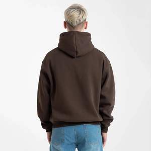 Sweat à capuche décontracté surdimensionné en tissu français pour femmes et hommes, streetwear hip-hop d'été avec logo brodé pour l'hiver - Product Image 4