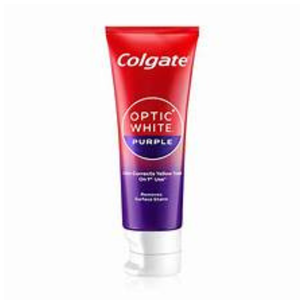Dentifrice Optic White Purple saveur menthe, formule blanchissante, anti-caries, rafraîchissant buccal, nettoyage de base pour adultes à domicile - Product Image 2