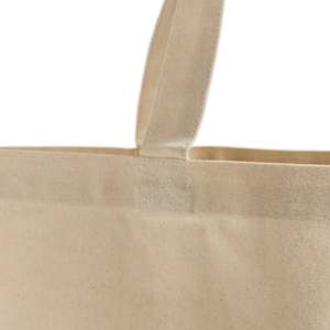 Economical 100% Cotton Tote <b>Bags</b> Durable Bottom Gusset <b>Medium</b> Size Personalized Letter Screen Recyclable-TG110 for Advertising - Product Image 5