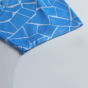 Tùy Chỉnh Người Đàn Ông Của Đồng Phục Bóng Đá Kit Đôi Màu Thoáng Khí Jersey + Ngắn Thiết Lập 100% Polyester Vải - Product Image 6