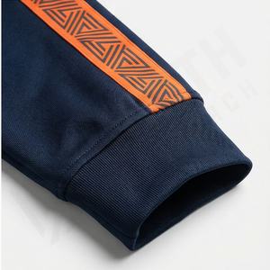 Ensemble de survêtement technique en molleton pour homme, coupe ajustée, deux pièces, sweat à capuche et pantalon de jogging, confortable, respirant, vêtements de sport, tenue de sport pour la salle de sport - Product Image 5