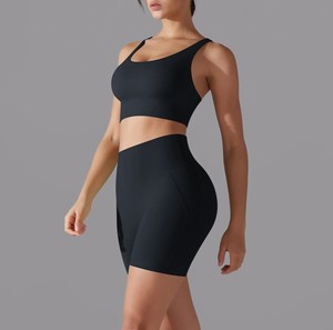 ชุดออกกำลังกายโยคะฟิตเนสสำหรับผู้หญิงชุดออกกำลังกายที่ยกก้นกางเกงเลคกิ้งกีฬา - Product Image 6