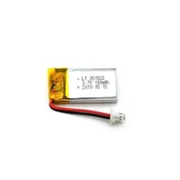 Batterie liquide LithoTop Small 3.7V 351522 rechargeable 100mAh 500 cycles Connecteur en option