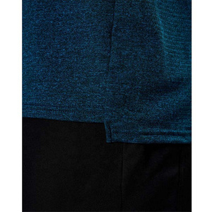 Gym Fitness t-shirt hommes de haute qualité avec broderie imprimée, couleur unie, Logo personnalisé, Design, col rond, coton, été - Product Image 3