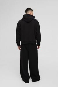 Vente en gros Sweat à capuche surdimensionné Boxy Homme Sweats à capuche en coton mélangé Design personnalisé durable Dernier prix d'usine Basics - Product Image 2