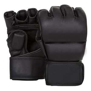 Gants MMA unisexes avec impression de logo personnalisé Nouvelle arrivée Gants d'entraînement antidérapants en cuir PU pour le kickboxing et les arts martiaux - Product Image 4