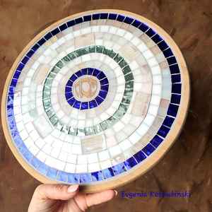 Bandeja otomana de madera de nogal moderna con asas Bandeja de servicio para decoración de sala de estar Idea de regalo para el hogar - Product Image 4