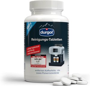 Durgol แท็บเล็ตทำความสะอาด150สำหรับเครื่องชงกาแฟอัตโนมัติและเครื่องชงกาแฟ-ทำความสะอาดแท็บเล็ตสำหรับ Jura, SIEMENS - Product Image 1