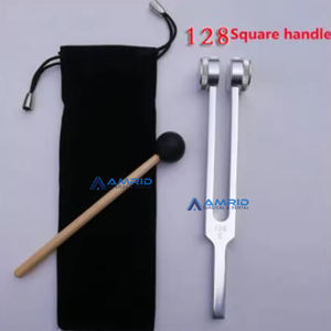 Juego de diapasones médicos 256Hz y 1024Hz-Estándar internacional con alimentación de martillo, aluminio y tela - Product Image 6