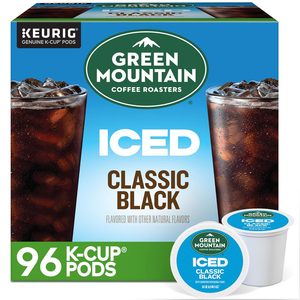 Café Verde de Green Mountain Coffee Roasters, ICED Classic Black, Cápsulas Individuales Keurig K-Cup, Café Helado de Tueste Medio, 96 Unidades - Product Image 5