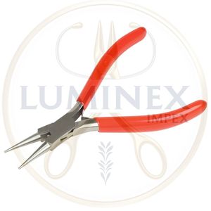 LUMINEX IMPEX LUB=6 Stainless Steel <b>Round</b> <b>Nose</b> <b>Pliers</b> for Jewelry Plating DIY Use Light-Weight - Product Image 2