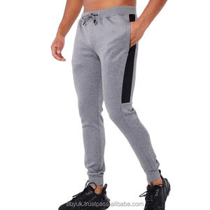 Pantalon de jogging d'entraînement de gymnastique pour hommes avec logo personnalisé Nouveau design Streetwear Jogging Sweatspant Coton Color Block Casual Running - Product Image 1