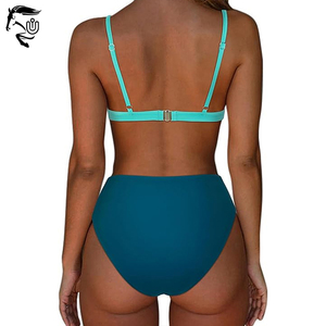 ชุดว่ายน้ำบิกินี่ของผู้หญิงชุดชายหาดสองชิ้นผ้าไนลอนสแปนเด็กซ์แห้งเร็วระบายอากาศ - Product Image 2