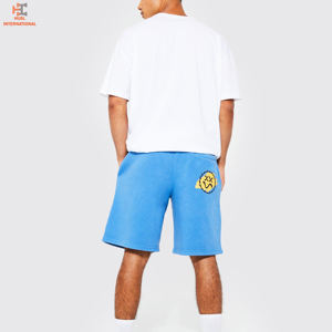 Pantalones cortos de gimnasio para correr con logotipo personalizado, entrenamiento de sudor, entrenamiento, Fitness, deportes atléticos, poliéster, pantalones cortos informales para correr para hombre - Product Image 5