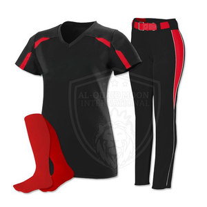 Nuevo Conjunto de Uniforme de Softbol de Alta Calidad, Transpirable, 100% Poliéster, de Secado Rápido, Cuello en V, Diseño Personalizado, Tallas Grandes - Product Image 2