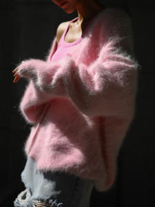 Ropa de mujer Fabricante superventas Sudaderas con capucha Sudadera de media cremallera Cuello redondo Estampado de letras Suéter de mujer Suelto - Product Image 4