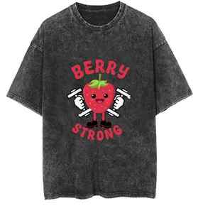 T-shirts pour hommes lavés à l'acide coton style vintage vierge à manches courtes vente en gros fournisseur d'usine OEM ODM marque privée t-shirt de commande en gros - Product Image 5