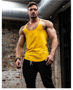 Nouveau débardeur de musculation pour hommes, débardeur de sport sans manches, chemise de base - Product Image 5