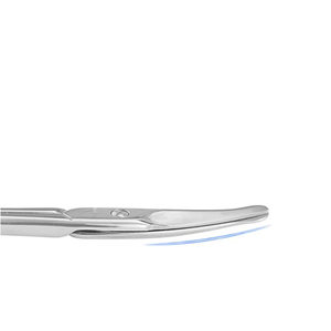 Ciseaux de cheveux de nez incurvés arrondis de 3.75 pouces petites lames de sécurité en acier inoxydable utilisées pour la coupe des cuticules de manucure - Product Image 5
