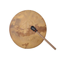 Natural Calf Skins Djembes & Tambourine Snare Drum Full Animal Head Birch Wood Chamber High Land Style Customized Color Logo