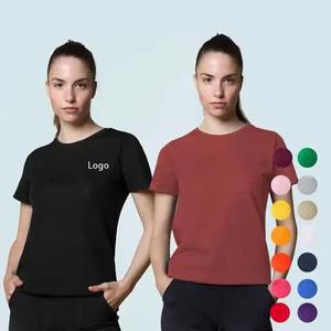 Camiseta de verano para bebé, camisetas cortas, camiseta Sexy fina en blanco para mujer, camiseta lisa transpirable de alta calidad de algodón 100% - Product Image 4