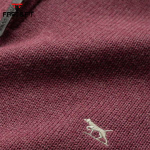 Venta caliente Suéter de invierno de los hombres por encargo Manga larga Estilo de la calle Cuello redondo Diseño liso - Product Image 4