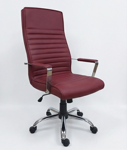 Chaise de bureau ergonomique pivotante moderne en promotion avec vérin à gaz et base chromée pour usage domestique, bureau, salle de sport, école - Vente en gros - Product Image 4