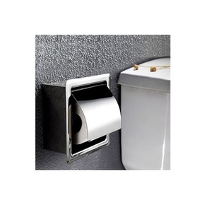 ที่ใส่ทิชชู่สแตนเลสติดผนังดีไซน์ทันสมัยทันสมัยสำหรับห้องน้ำและห้องครัวกันสนิมและทนทานล่าสุด - Product Image 3