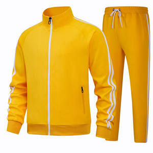 Men's <b>Athletic</b> Two Piece Tracksuit Set Long Sleeve Full Zip Hoodie Jacket and Sweatpants Set Casual Jogger Winter Workout Outfit - Product Image 2