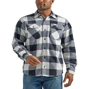 Chemise en flanelle pour homme de style luxueux, vente chaude, anti-rides, haute qualité, prix raisonnable, chemise en flanelle pour homme à manches longues - Product Image 1