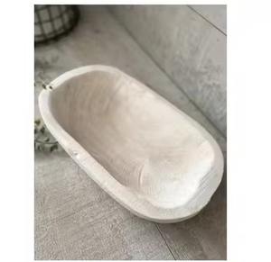 High Selling Quality Wooden Dough Bowl with Natural Finish Elegant Handmade Design for Kitchen Home Use and Bread Serving Bowl - Product Image 3