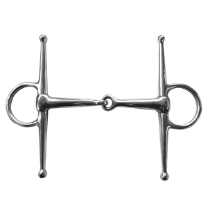 Fijación de mejilla completa de acero inoxidable alemán con tachuela ecuestre de fácil control de cacahuete de cobre para montar a caballo - Product Image 5