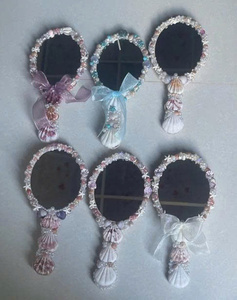 กระจกเปลือกหอยพร้อมกระจกเปลือกหอยจริงสำหรับเป็นของขวัญฤดูร้อนสร้างขึ้นเพื่อการท่องเที่ยวเขตร้อนและช่วงเวลาแห่งความงามในแต่ละวัน - Product Image 6