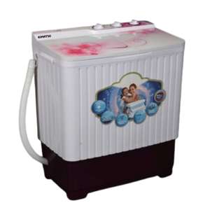 Nouvelle Laveuse-Sécheuse Électrique Semi-Automatique Tout-en-un WM7200 à Chargement par le Haut, Double Bac en Acier Inoxydable, Capacité >7kg, Usage Domestique - Product Image 1