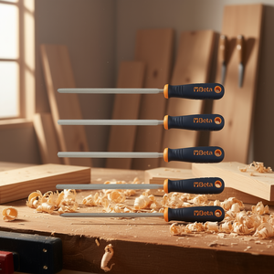 Limas de corte semicirculares con mango para proyectos de carpintería y modelado - Product Image 3