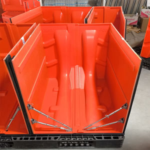 Papan Pengendali Banjir Bentuk L dari Plastik ABS, Penghalang Air Tugas Berat untuk Penyelamatan Darurat - Product Image 5