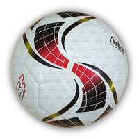 Ballon de football hybride professionnel entièrement personnalisé, taille 5, taille officielle, football cousu à la main, fabriqué sur mesure à partir de PU