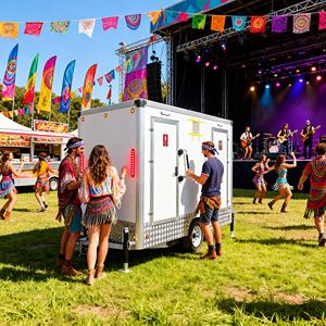 Site de secours en cas de catastrophe et d'intervention d'urgence de luxe Toilettes <span class=keywords><strong>avec</strong></span> douche Toilettes mobiles Remorque - Product Image 6